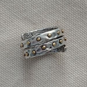 Waxing Poetic studded ring
